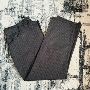 LEE Black Patterned Straight-Leg Pants - Size 20 Petite Plus Size